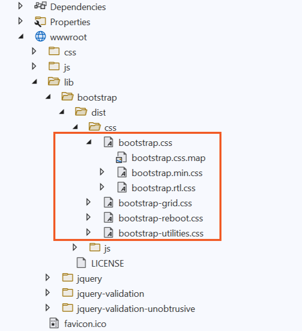 css tag helper asp.net core