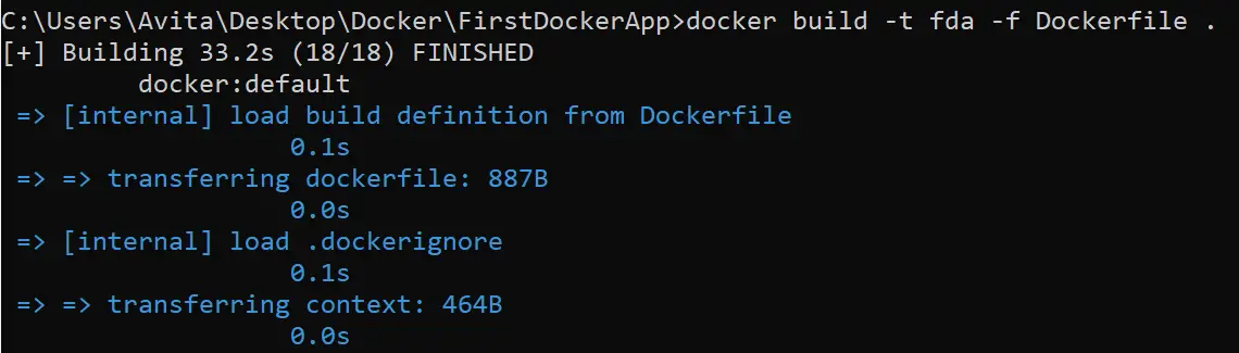 Creating ASP.NET Core Docker Image