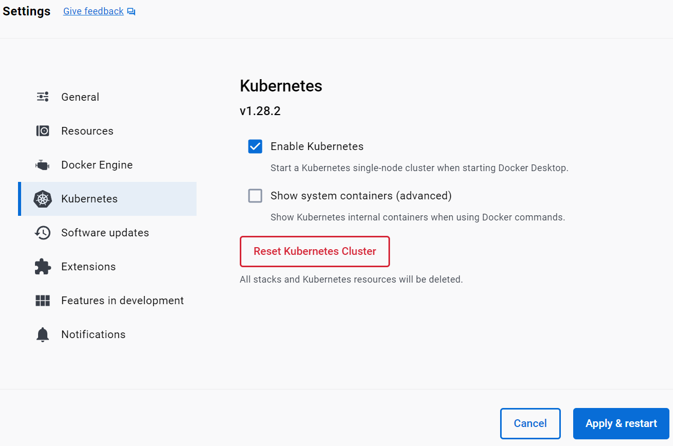 kubernetes docker desktop