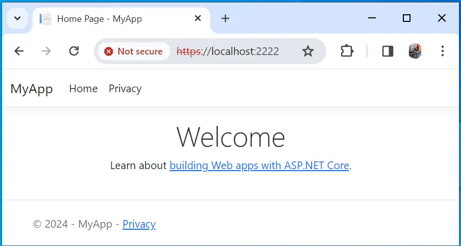 Kestrel SSL example