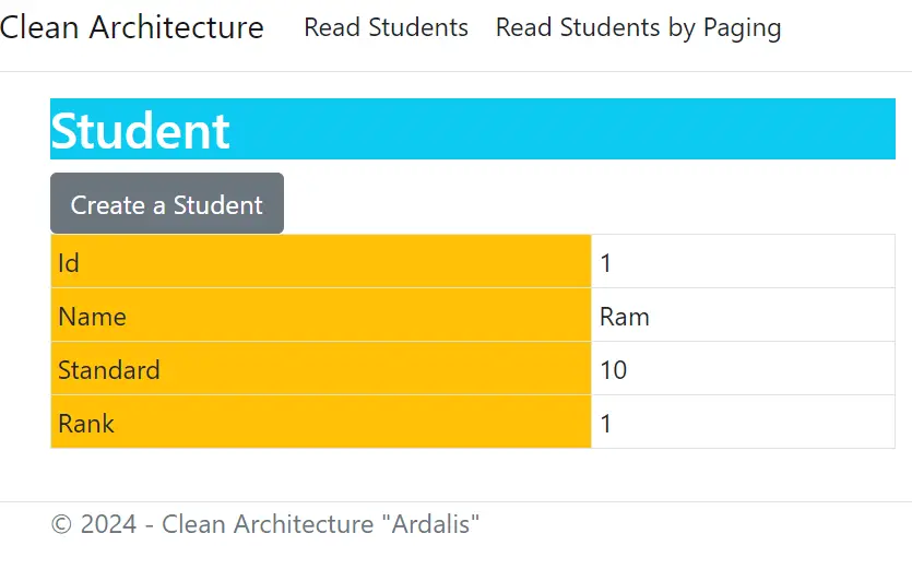 Student Details