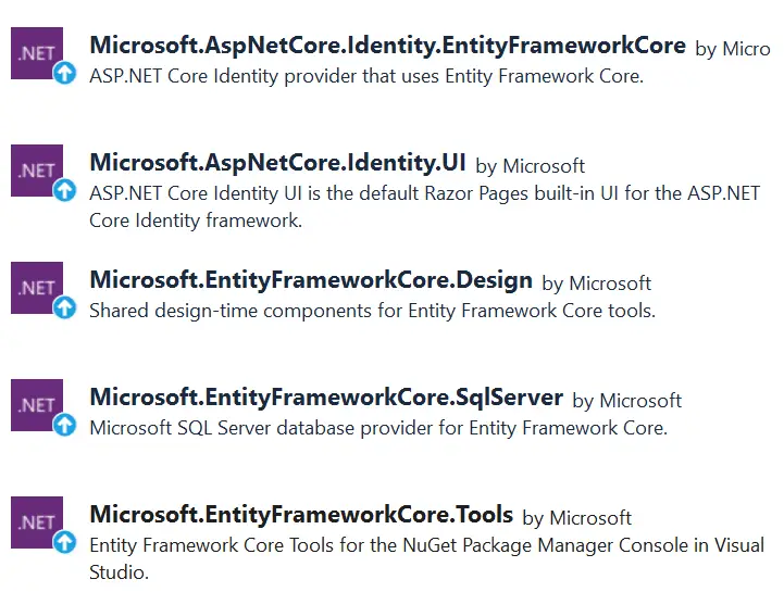 Duende IdentityServer Packages