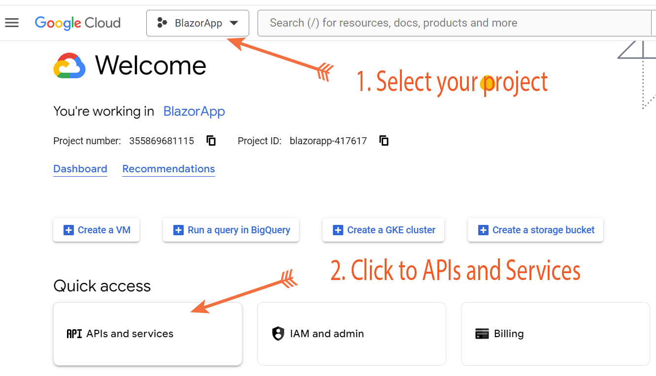 Google Cloud Console