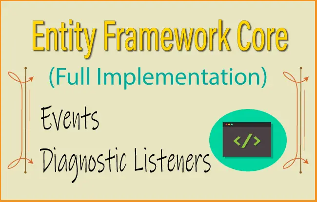 Entity Framework Core Events and Diagnostic Listeners