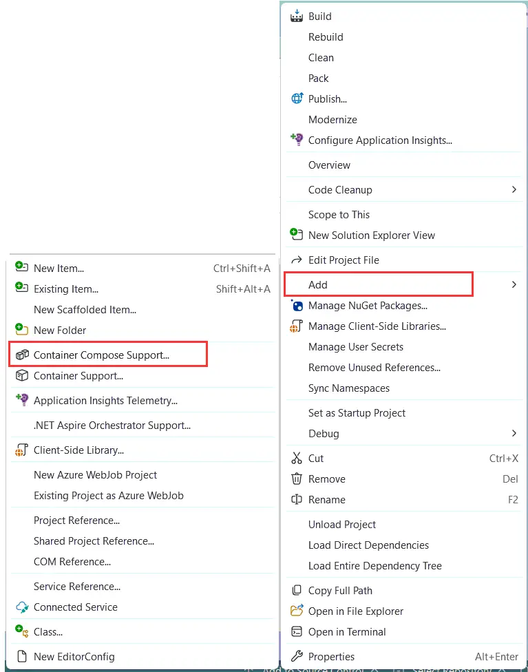 Container Compose Support