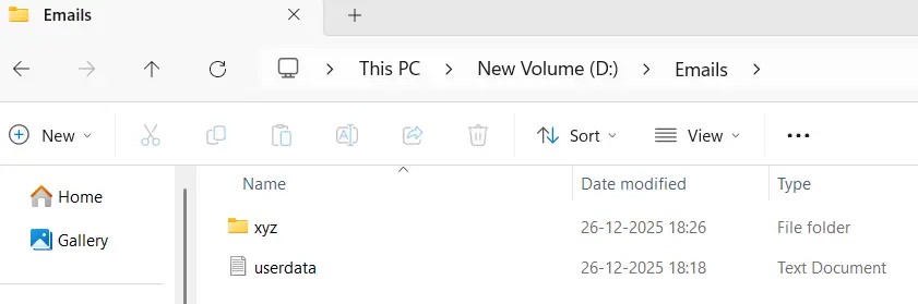 Docker Volume example