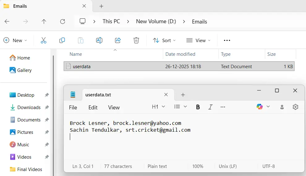 Docker Volume Mount folder