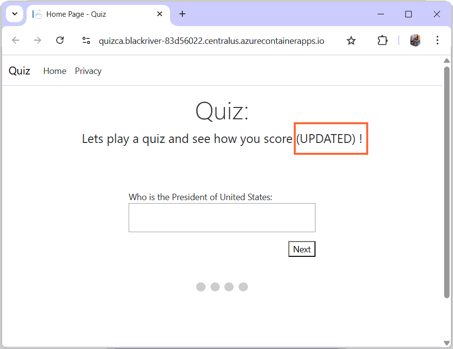 Azure APP Update CICD GitHub