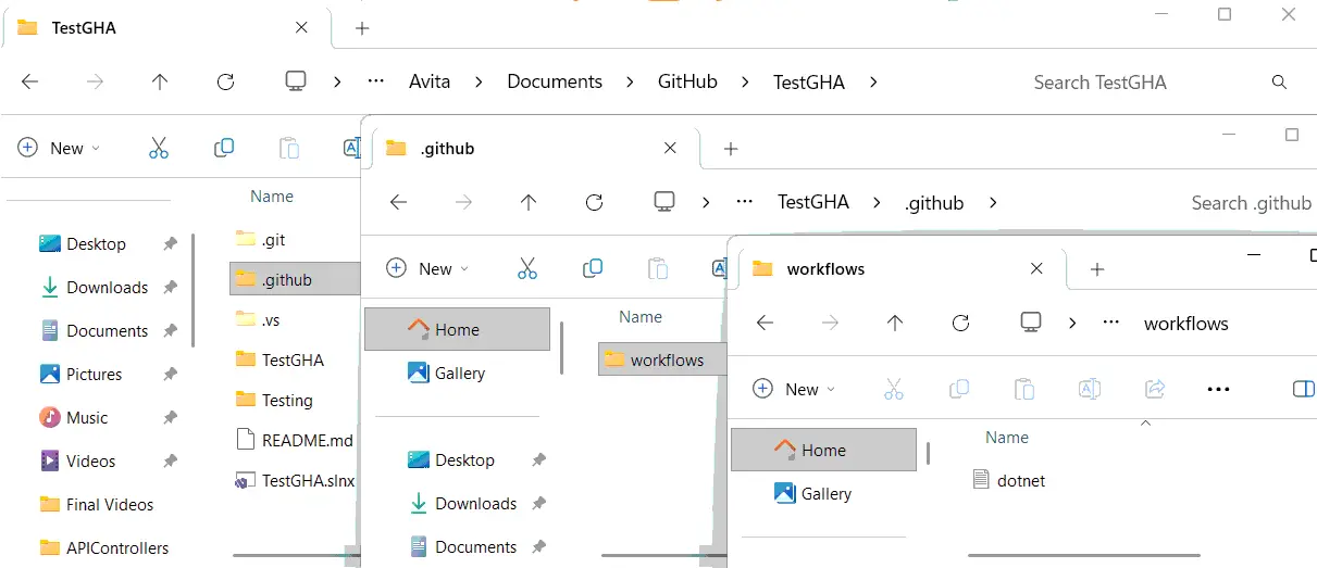 GitHub Actions Workflow Directory