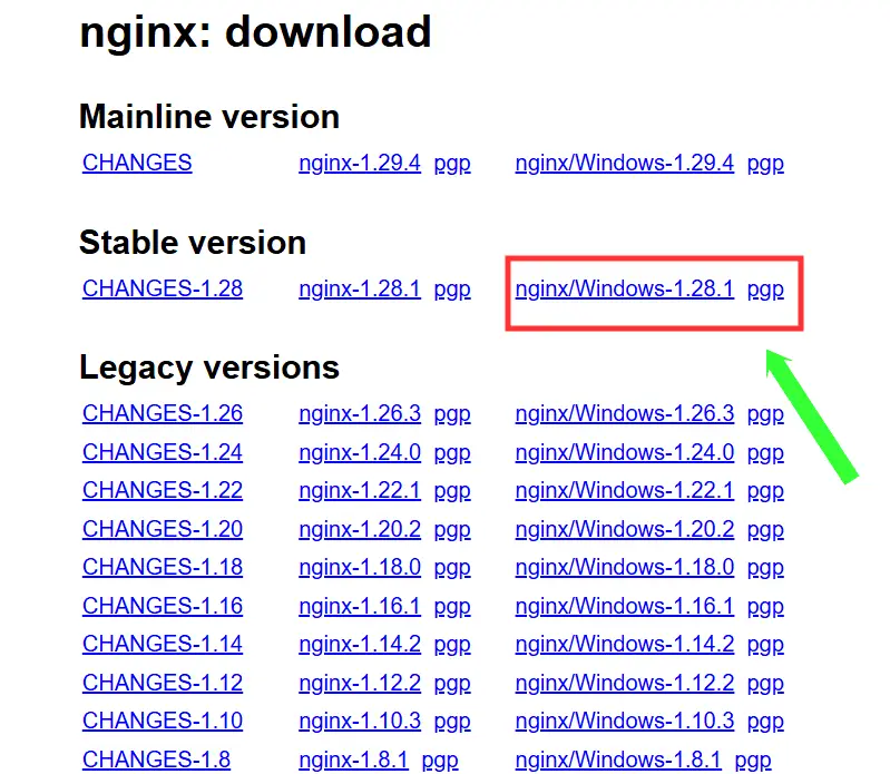 Nginx Download