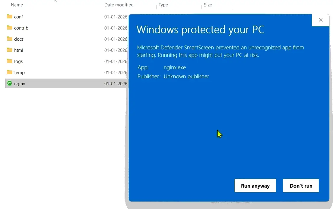 Nginx Unblock Firewall