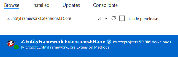 Z.EntityFramework.Extensions.EFCore