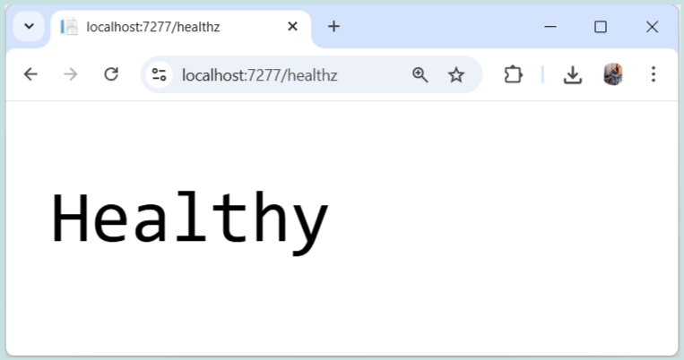 Healthz URL ASPNET Core Healthz URL ASPNET Core