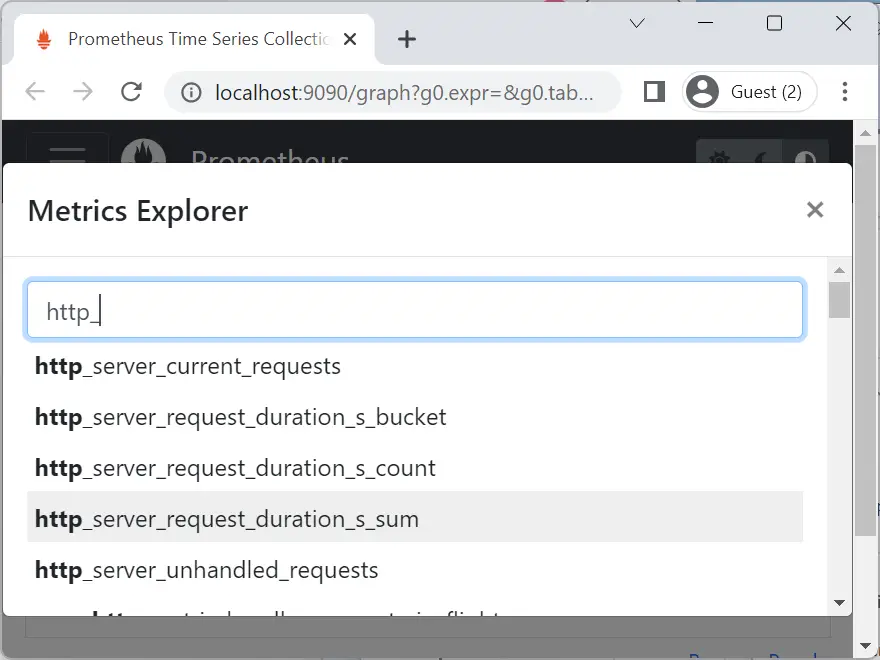 Prometheus HTTP Metrics
