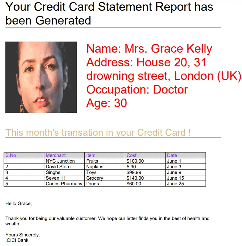 MigraDoc PDF Generation