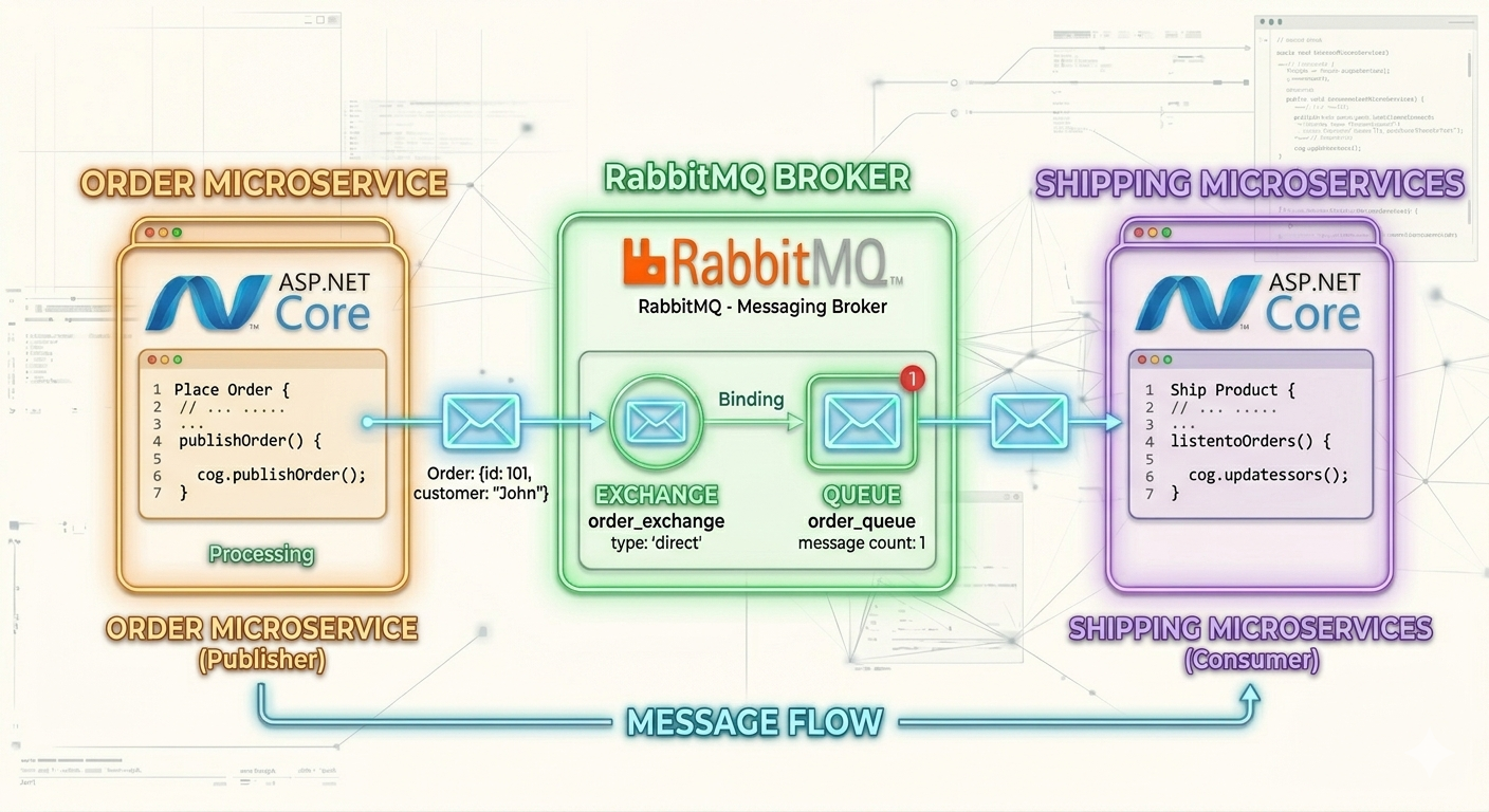 RabbitMQ ASP.NET Core Example