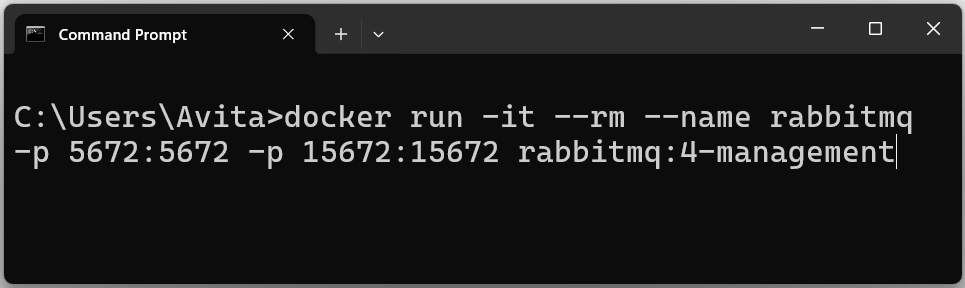 RabbitMQ Docker