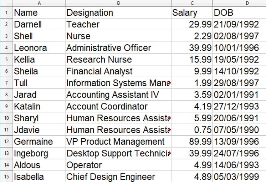 Excel File Exmployee Excel File Exmployee