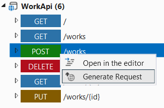 Generate Post Request http File Editor
