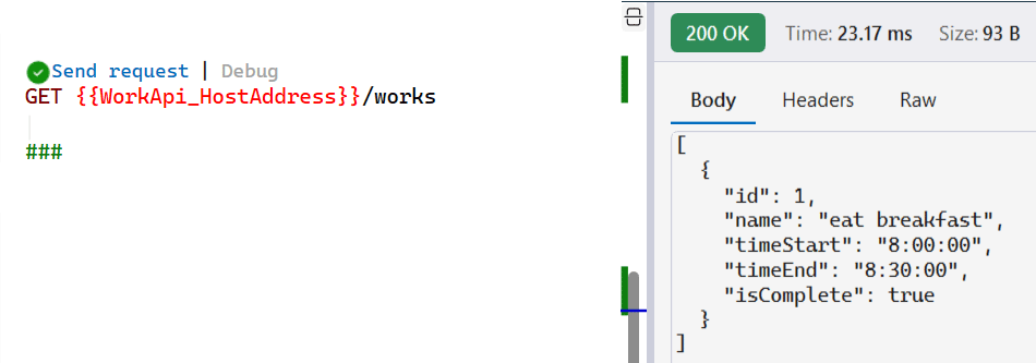 Get Request Endpoints Explorer