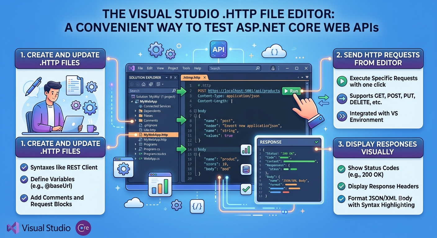 Effortless ASP.NET Core Minimal API Testing with the Visual Studio HTTP Editor