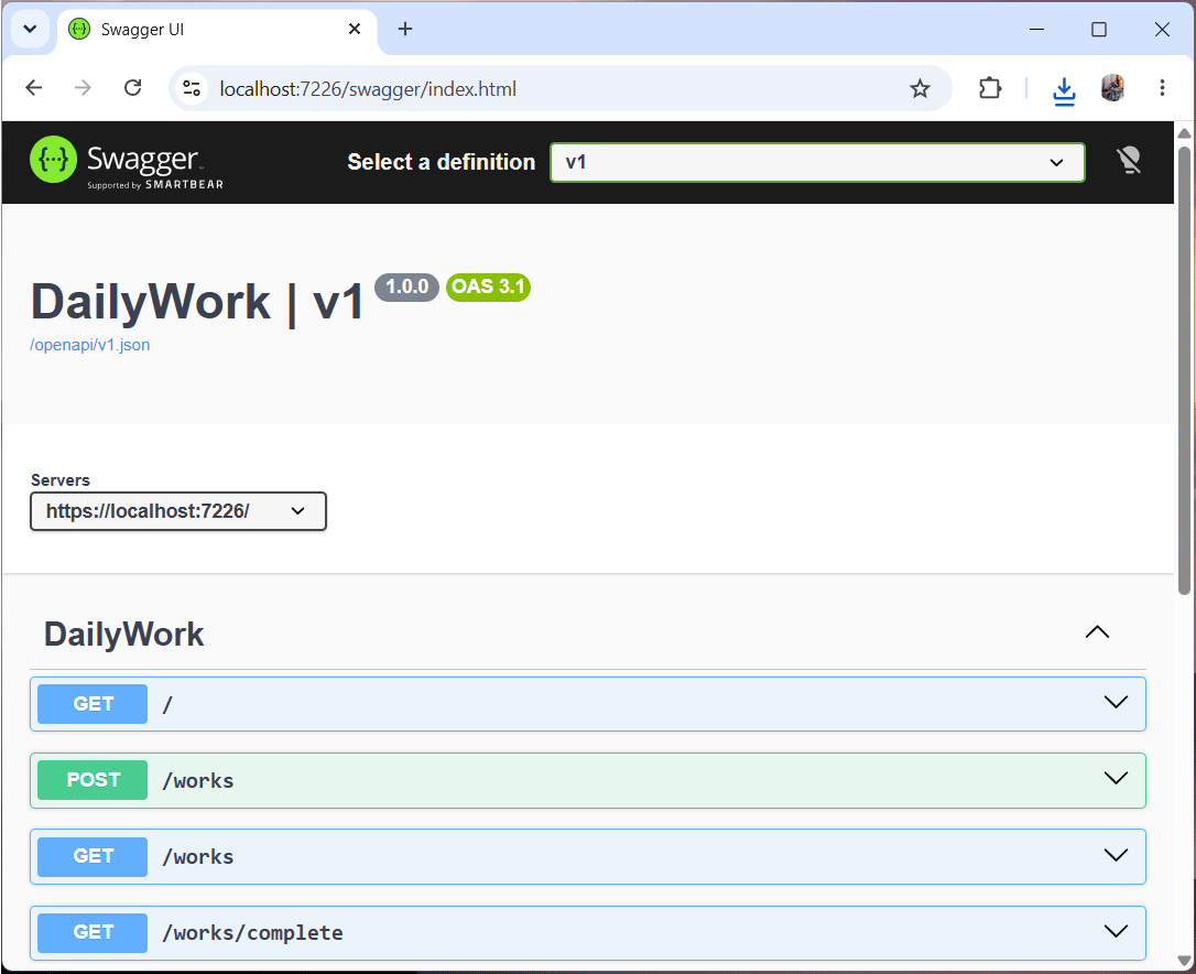 Swagger UI Swagger UI