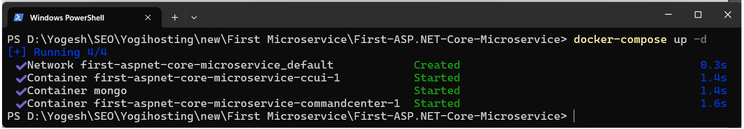 Docker Compose Up Command Docker Compose Up Command