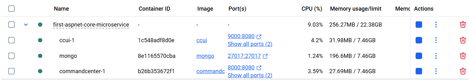 Containers Docker Desktop Containers Docker Desktop