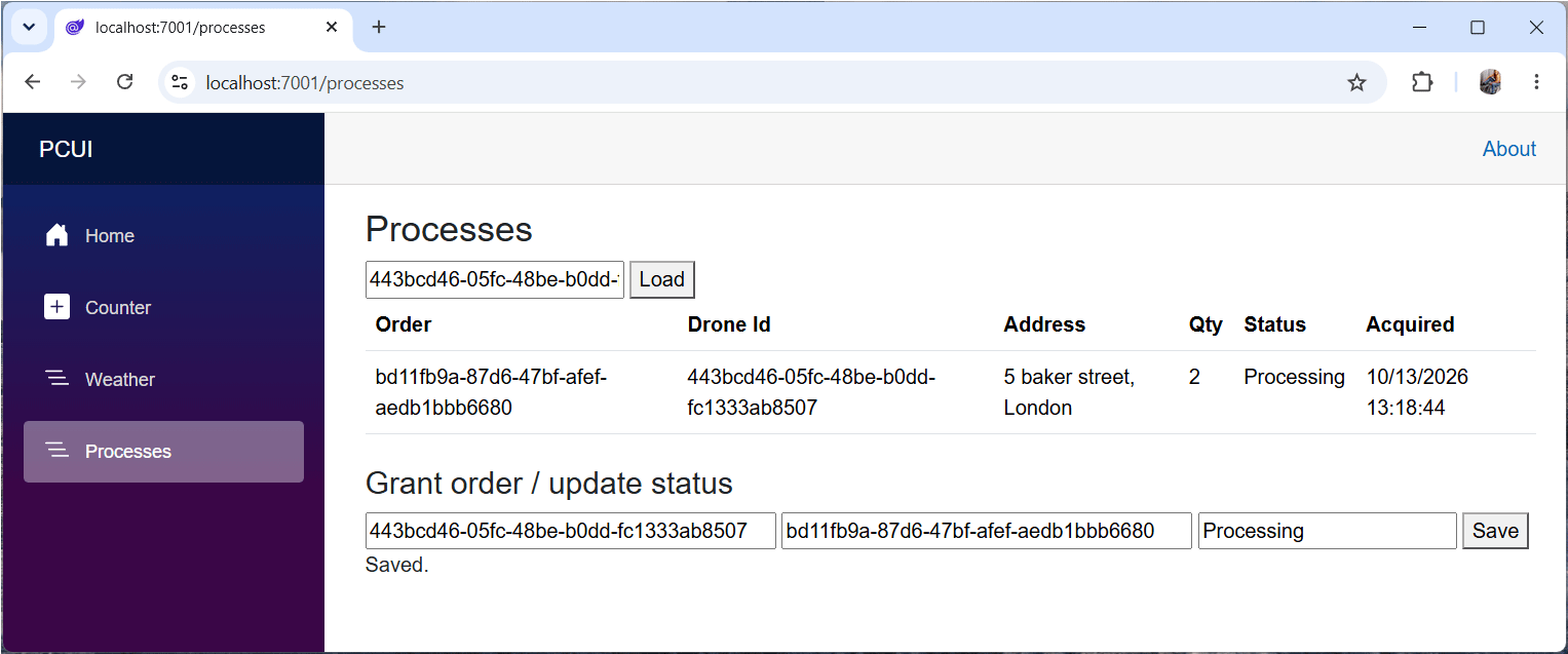 ProcessCenter Microservice Add Record ProcessCenter Microservice Add Record